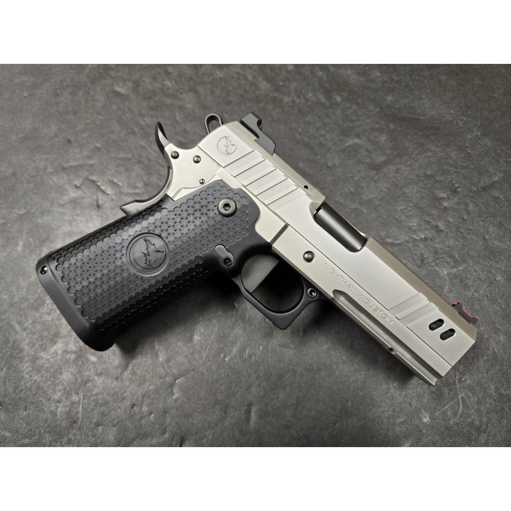 Nighthawk Custom BDS9 4.25" Commander 9mm w/ Factory IOS, Aggressive Grip, Includes IOS Plate for Trijicon SRO/RMR-HD