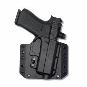 BRAVO CONCEALMENT OWB HOLSTER GLOCK 43X MOS RH BLK