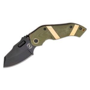 Sniper Bladeworks DMF OD Green Handle with Black Blade
