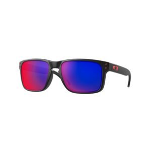 Oakley Holbrook Matte Black w/ Positive Red Iridium Lenses